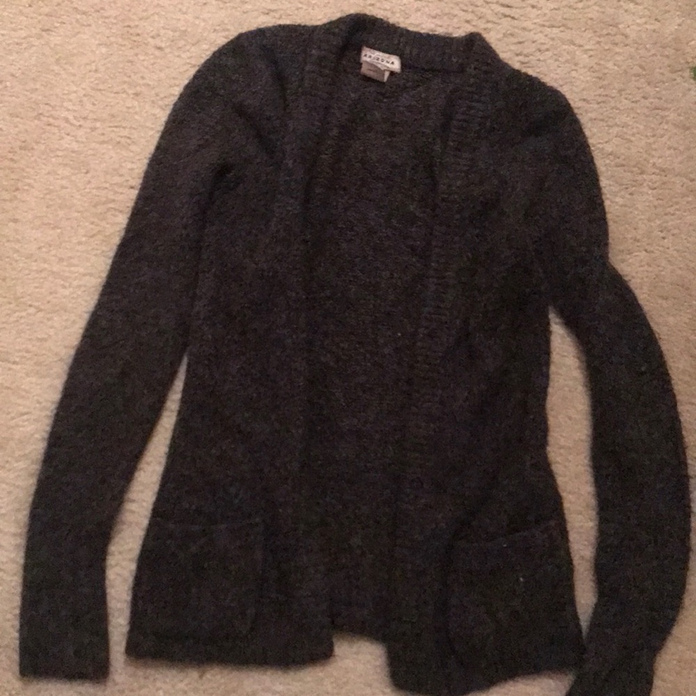Fuzzy Cardigan with Pockets